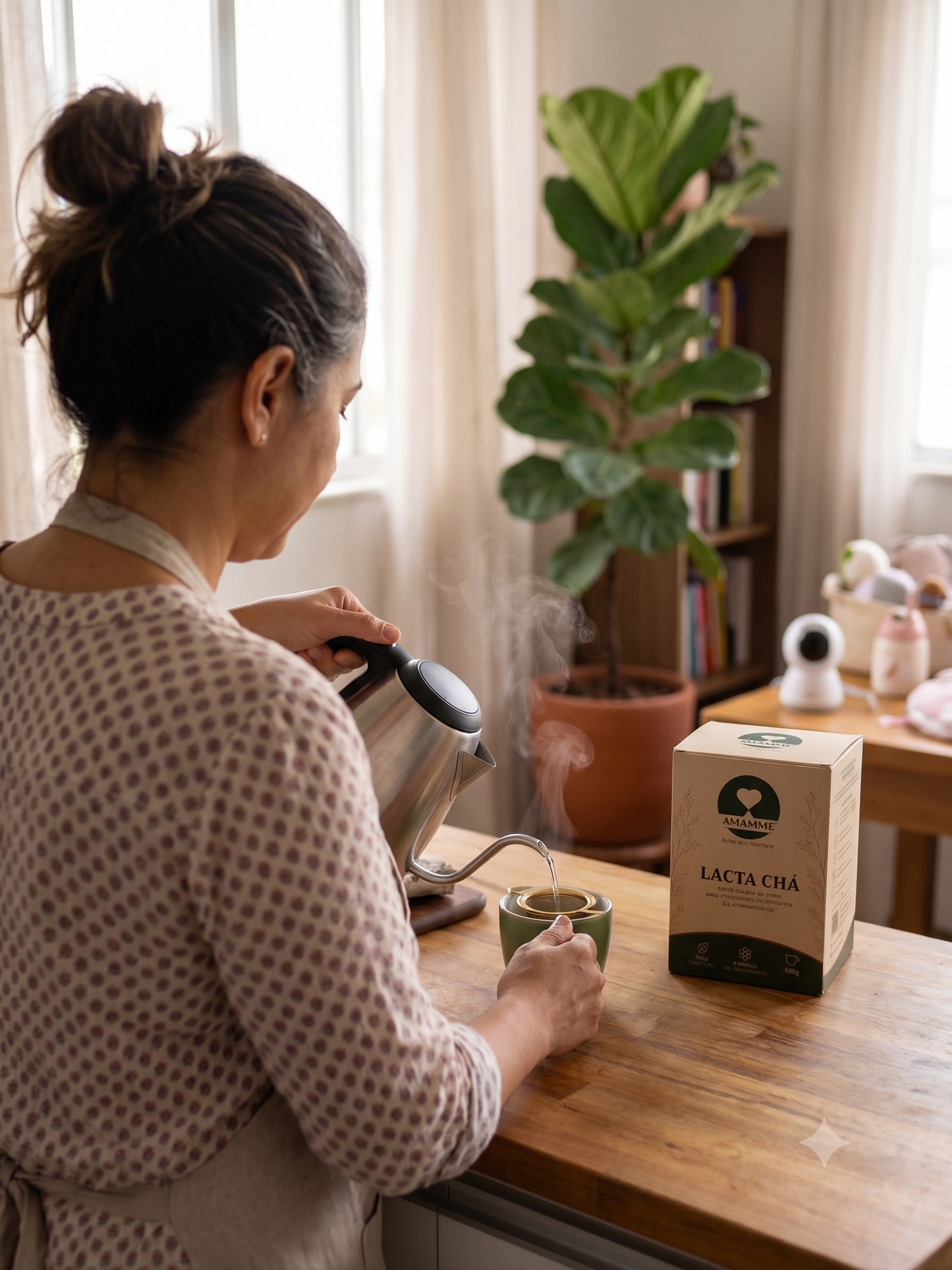 Lacta Chá — Blend Natural de Ervas para Estimular a Produção de Leite - Duração 30 dias