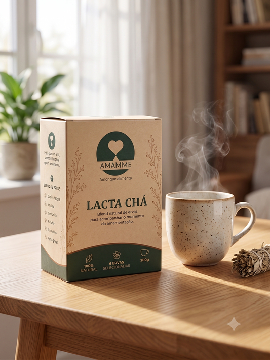Lacta Chá — Blend Natural de Ervas para Estimular a Produção de Leite - Duração 30 dias
