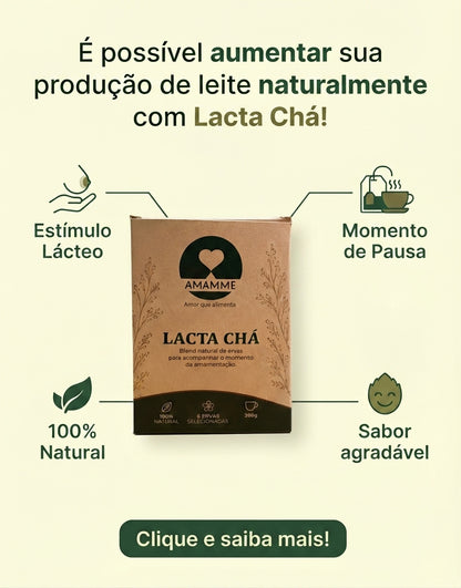 Lacta Chá — Blend Natural de Ervas para Estimular a Produção de Leite - Duração 30 dias